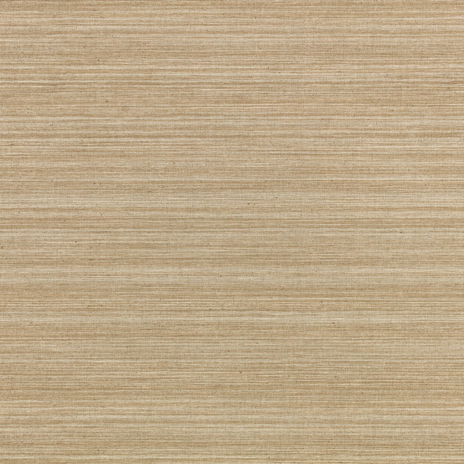 Warm spice-beige wallpaper with fine horizontal striations and softly layered texture
