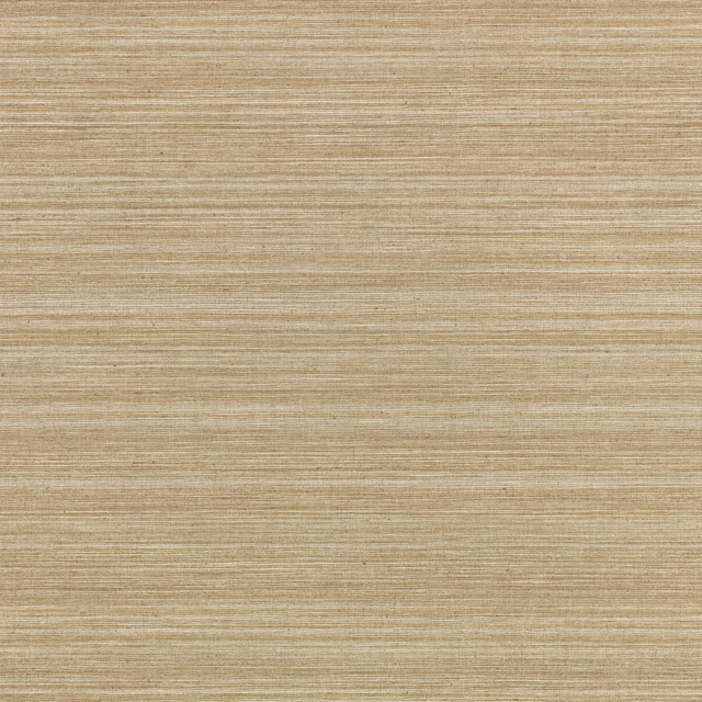 Warm spice-beige wallpaper with fine horizontal striations and softly layered texture