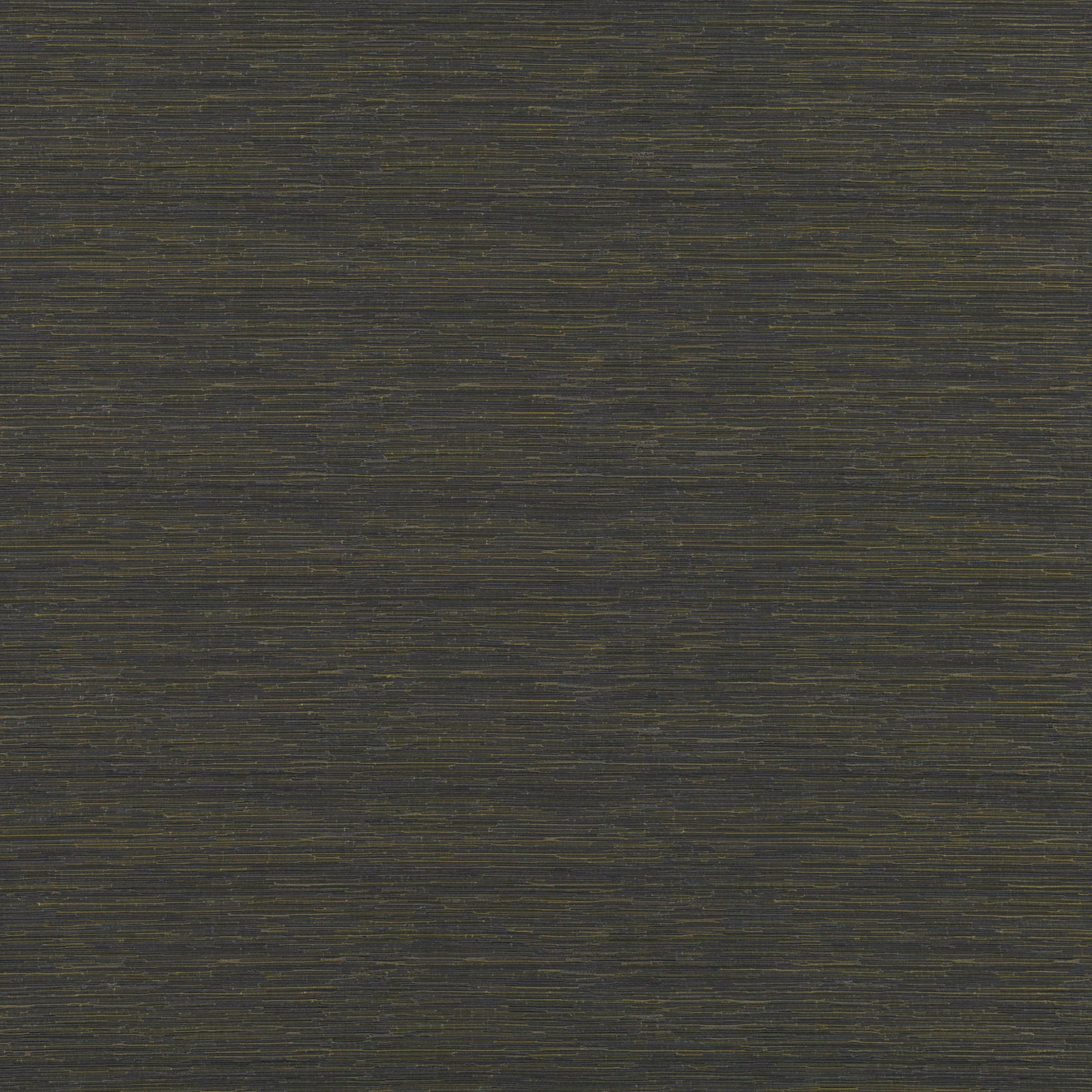 Deep olive-green upholstery textile with fine horizontal gold striations and layered linear texture