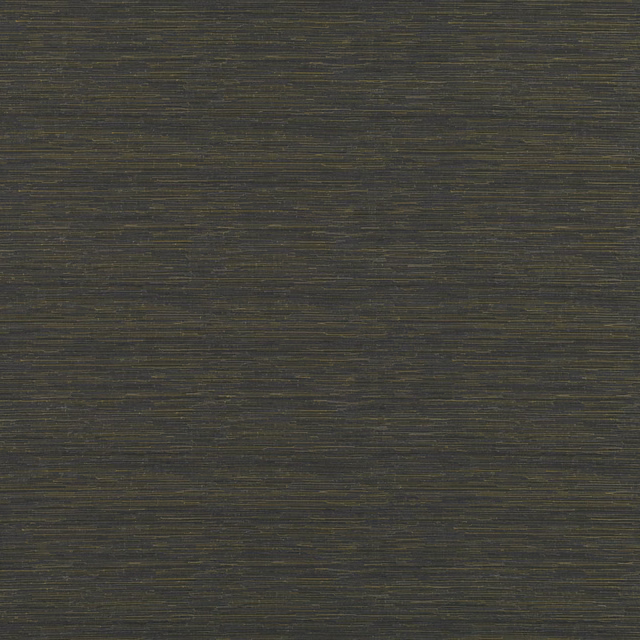 Deep olive-green upholstery textile with fine horizontal gold striations and layered linear texture