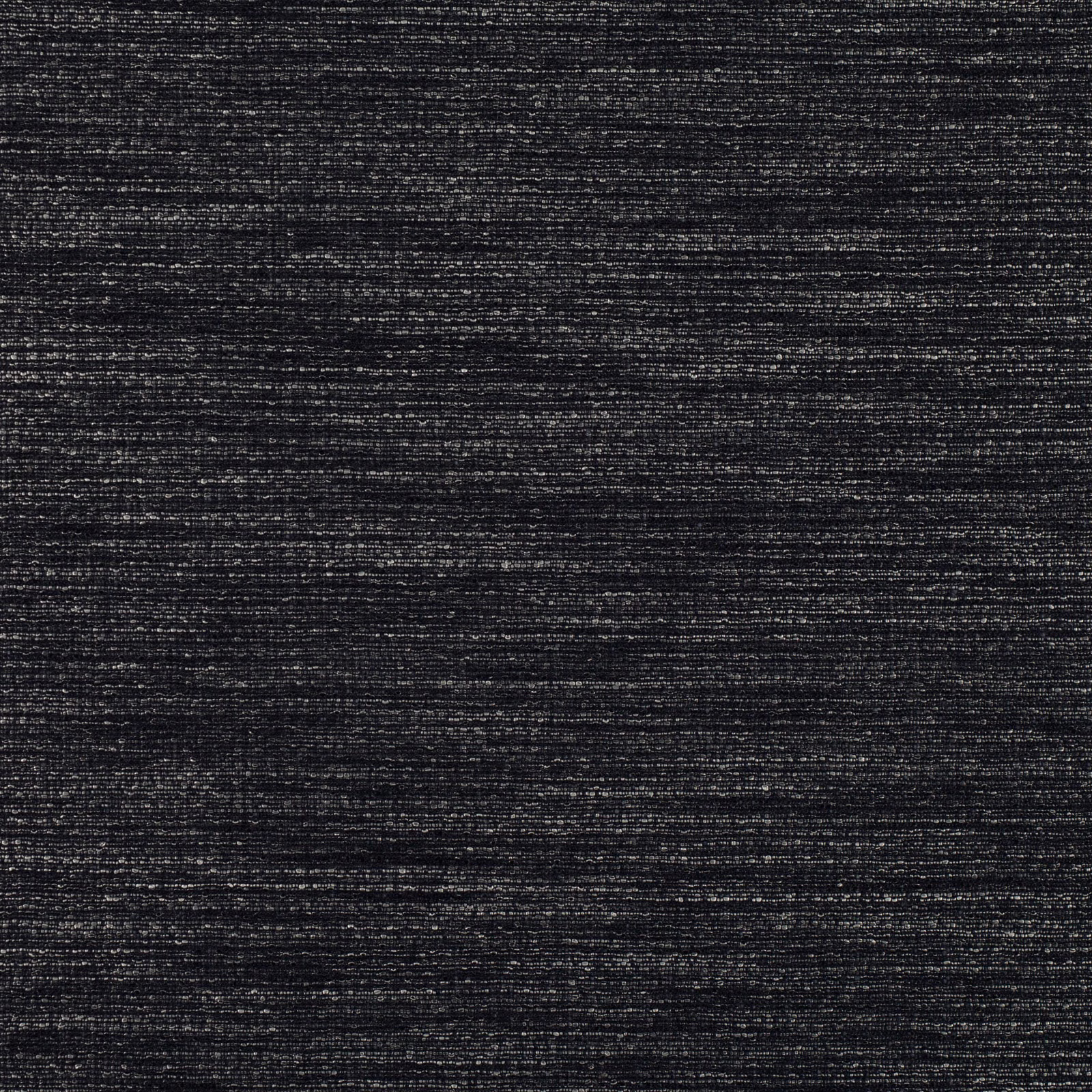 Charcoal-black Kumo textile with fine, irregular horizontal striations and a softly textured surface