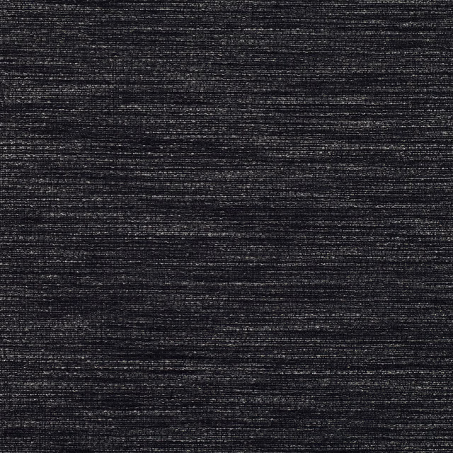 Charcoal-black Kumo textile with fine, irregular horizontal striations and a softly textured surface