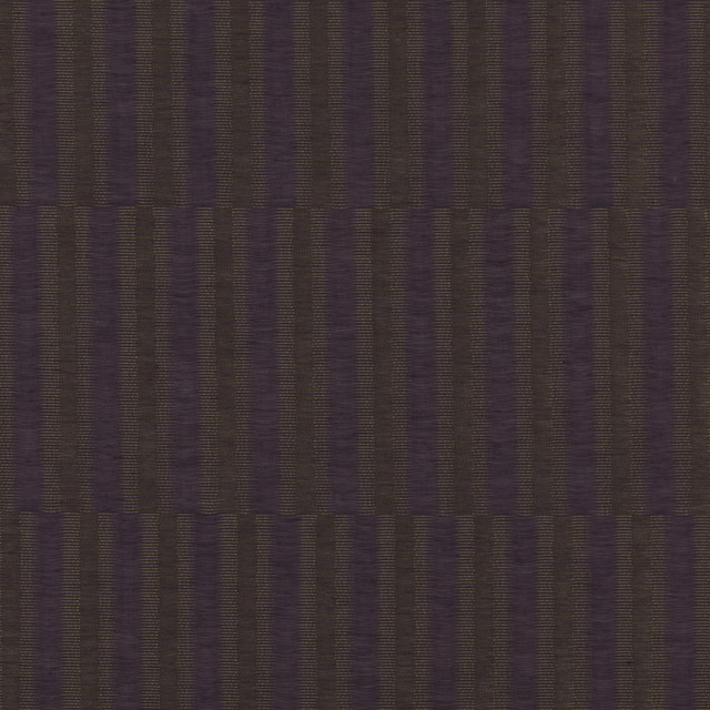 Graphite woven textile with muted purple-brown vertical blocks and fine horizontal texture