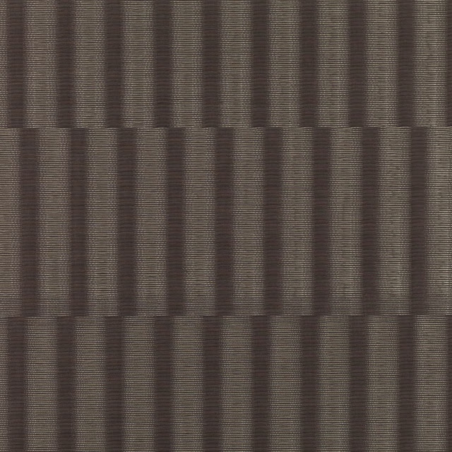 Close-up of Lorentz Mercury showing charcoal taupe ribs and interrupted vertical woven blocks