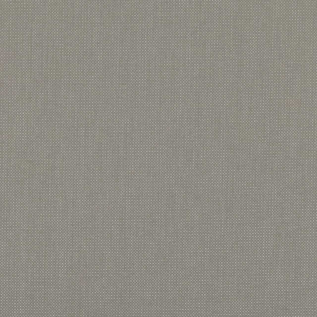 Close view of White Pepper greige fabric with a fine, even micro-check weave