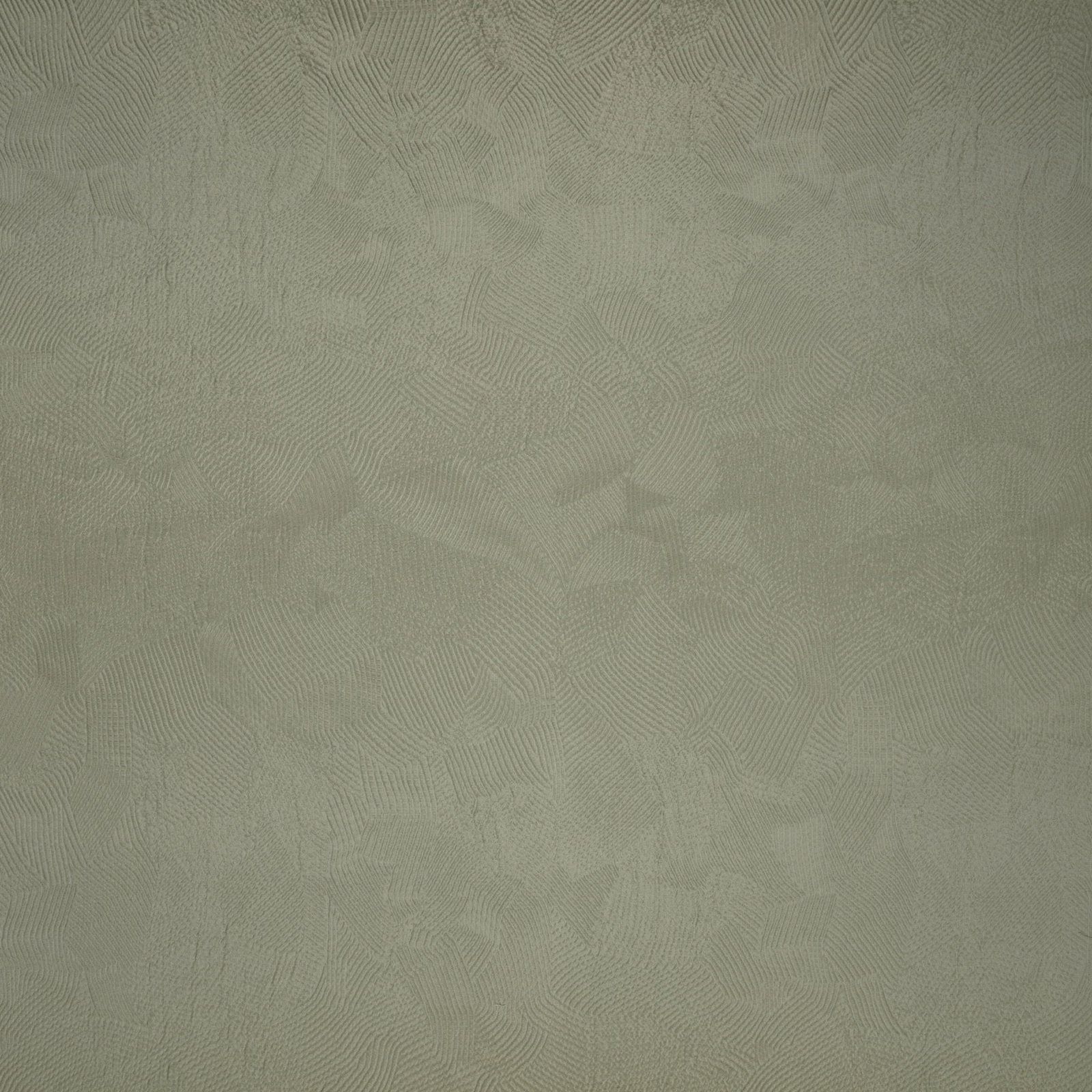 Muted jadeite-green fabric with fine rippling lines and a soft woven texture