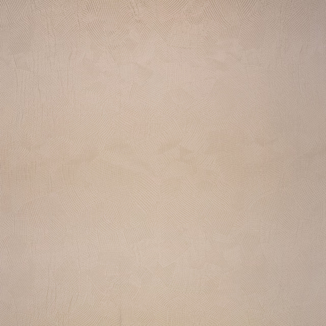 Pale warm beige fabric with subtle irregular rippled weave and tonal texture