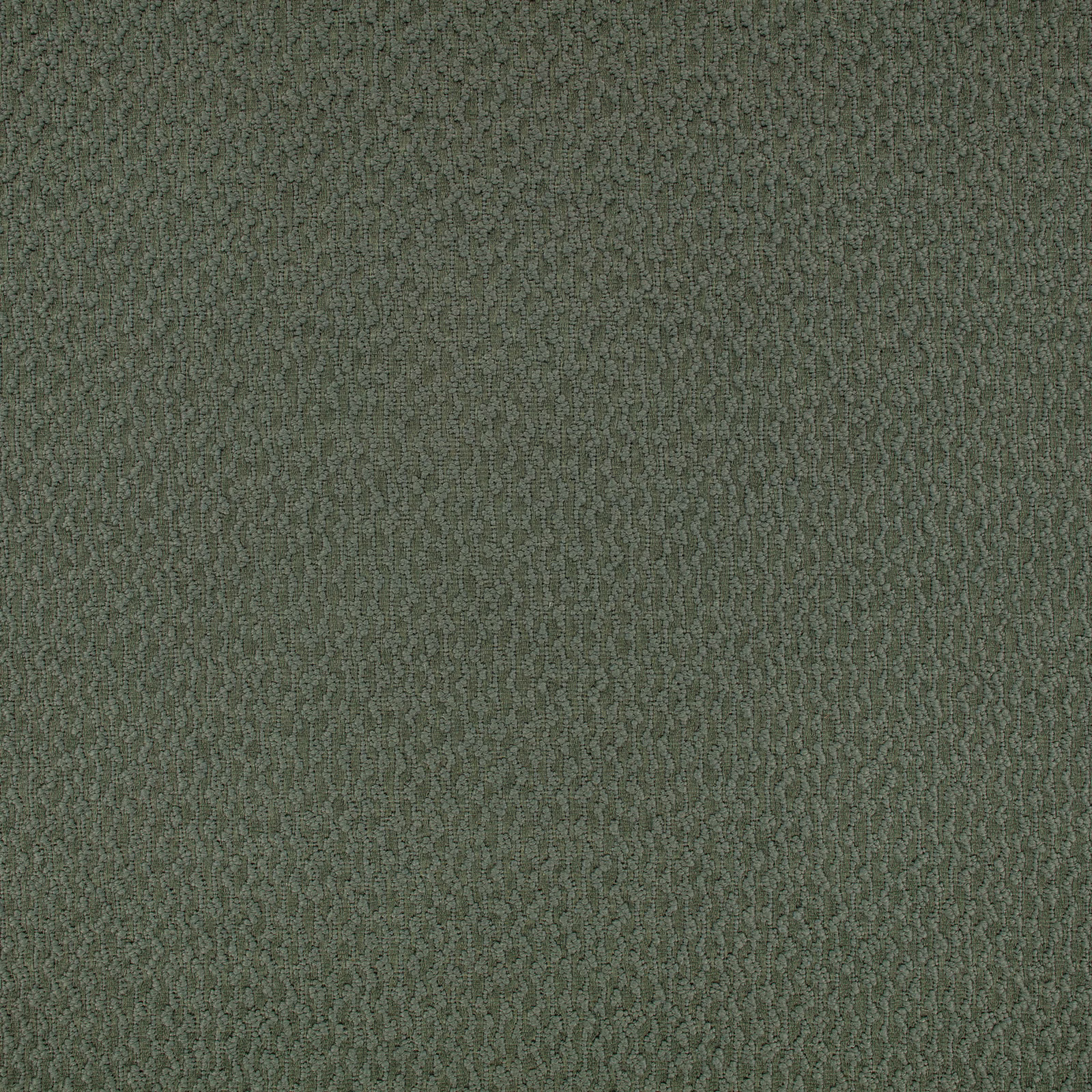 Close-up of muted jade-green fabric with fine, rippled woven texture