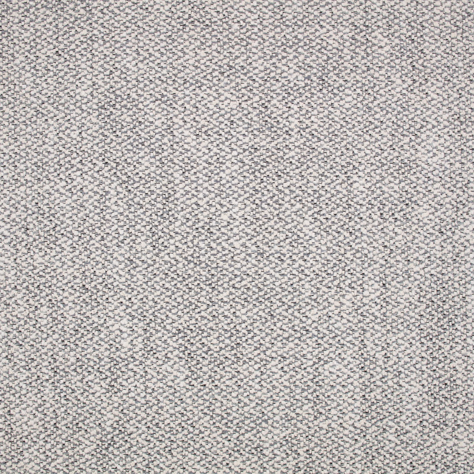 Pale steel-grey fabric with fine charcoal flecks and a dense woven texture
