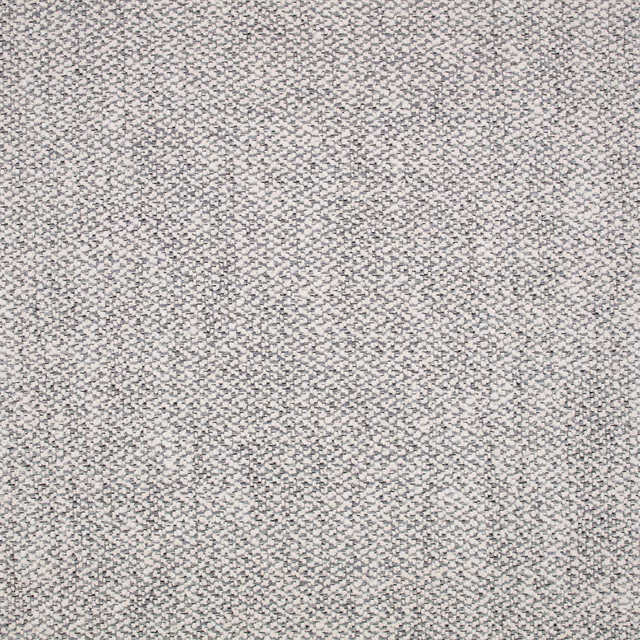Pale steel-grey fabric with fine charcoal flecks and a dense woven texture