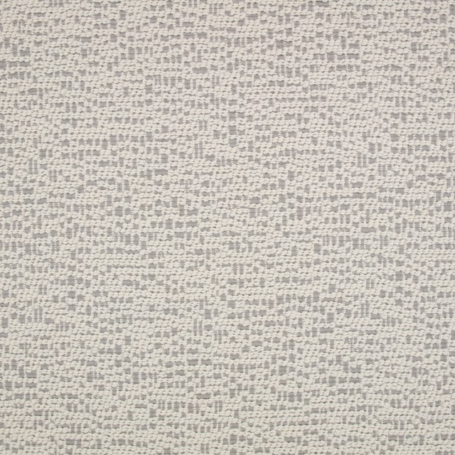 Ivory and pale grey Zuri Jicama textile with a fine irregular woven texture