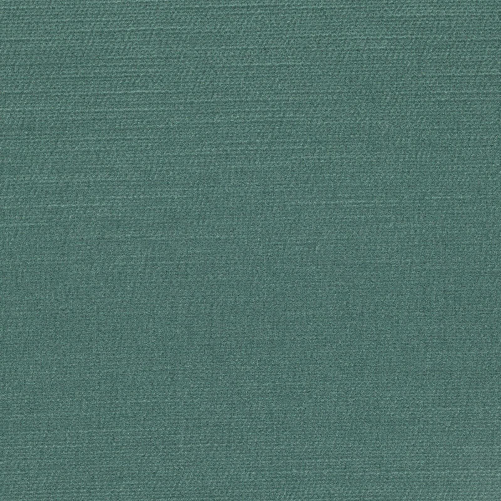 Muted teal-green woven fabric with fine horizontal slubs and softly heathered texture