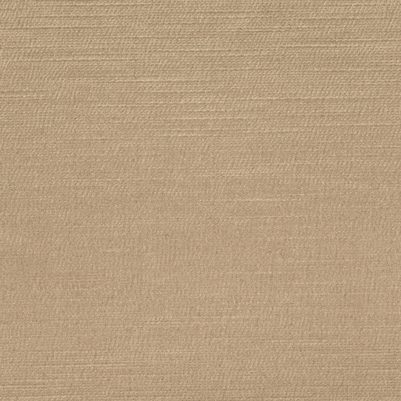 Warm taupe-beige fabric swatch with fine horizontal woven texture