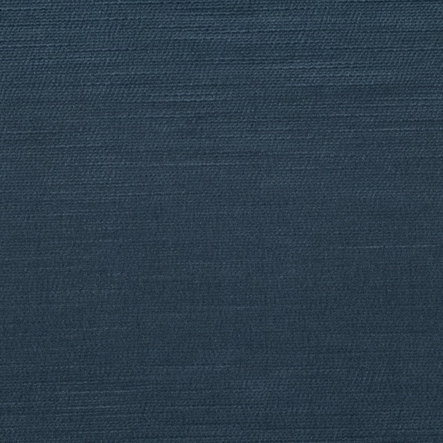 Close-up of dark blue-grey woven fabric with fine horizontal striations
