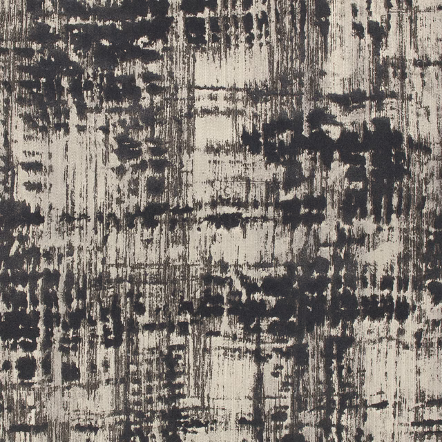 Charcoal and pale grey wallpaper with distressed vertical lines and abstract dark markings