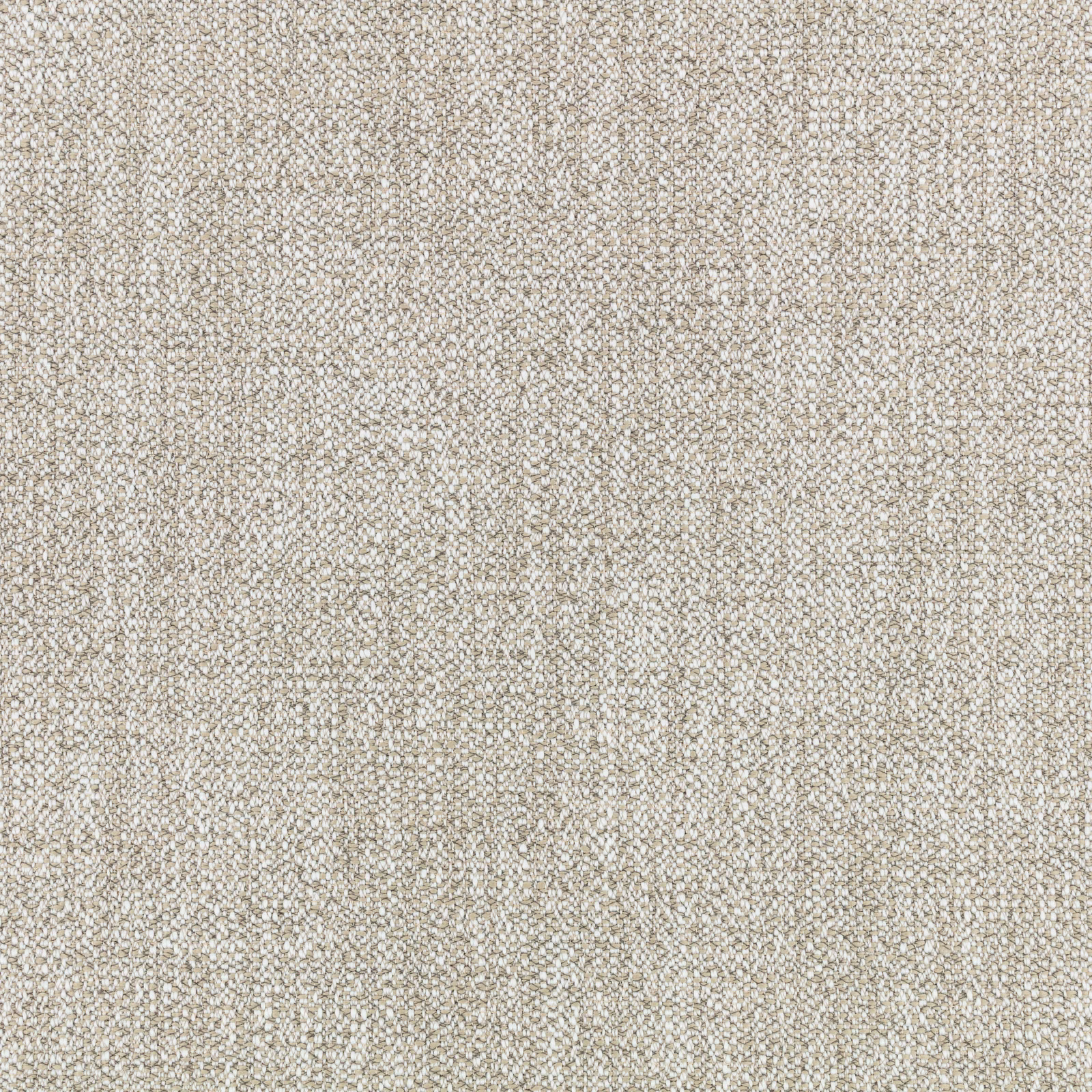 Close-up of stucco beige outdoor fabric with flecked weave and subtle vertical striations