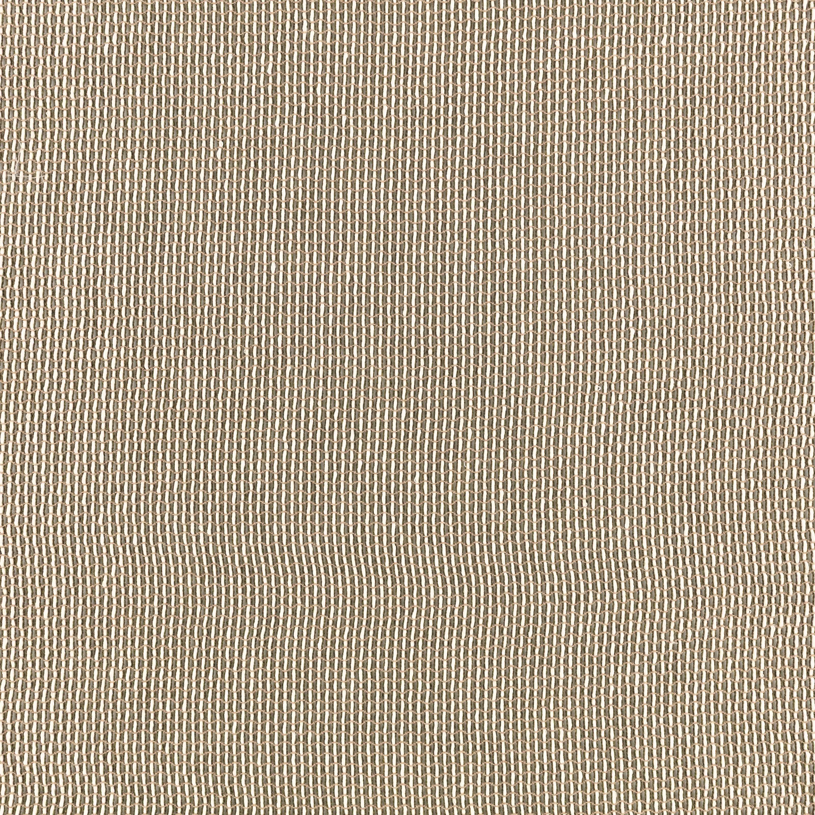 Close-up of warm greige Pumice fabric with a tight, irregular woven grid