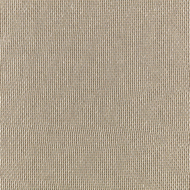 Close-up of warm greige Pumice fabric with a tight, irregular woven grid