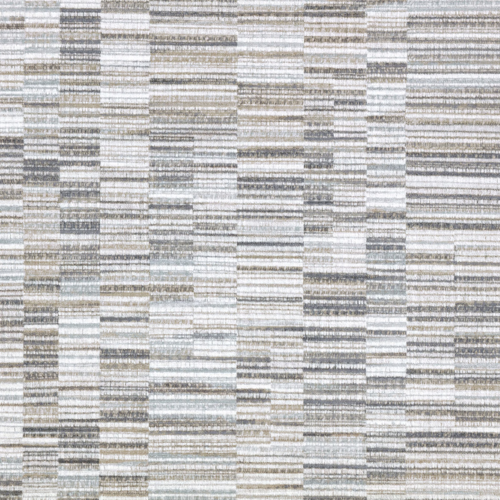 Pale quartz wallpaper with broken grey horizontal blocks and fine linear striations