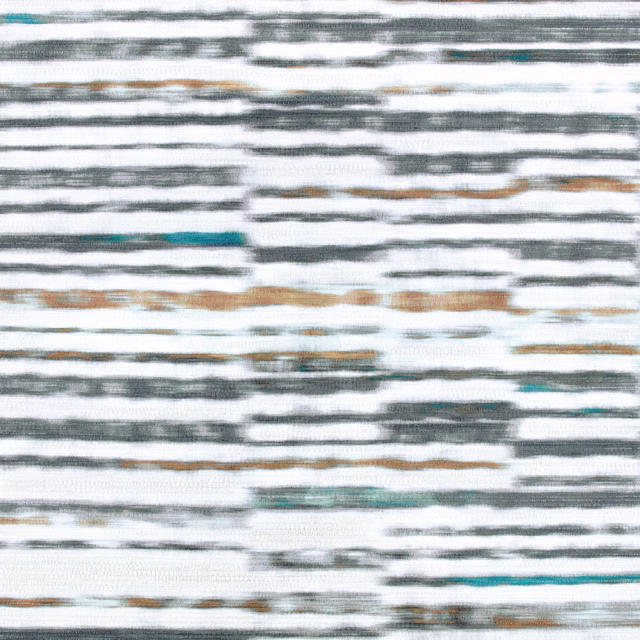 White wallpaper with charcoal streaks, teal flashes and warm rust horizontal marks