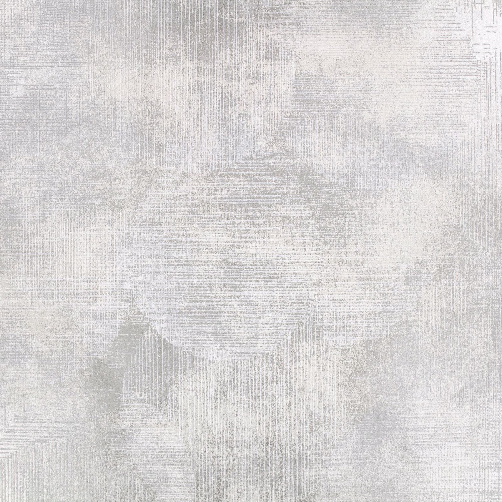 Frosted pale grey wallpaper with chalk-white distressed linear abstract texture