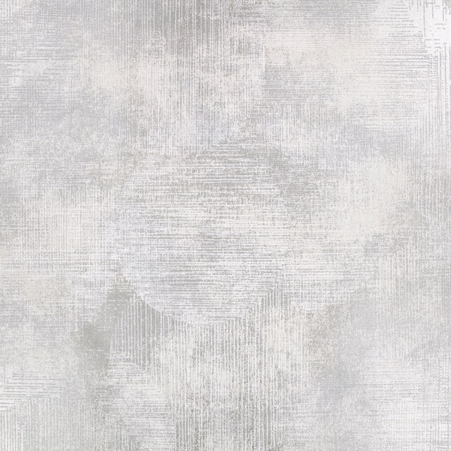Frosted pale grey wallpaper with chalk-white distressed linear abstract texture