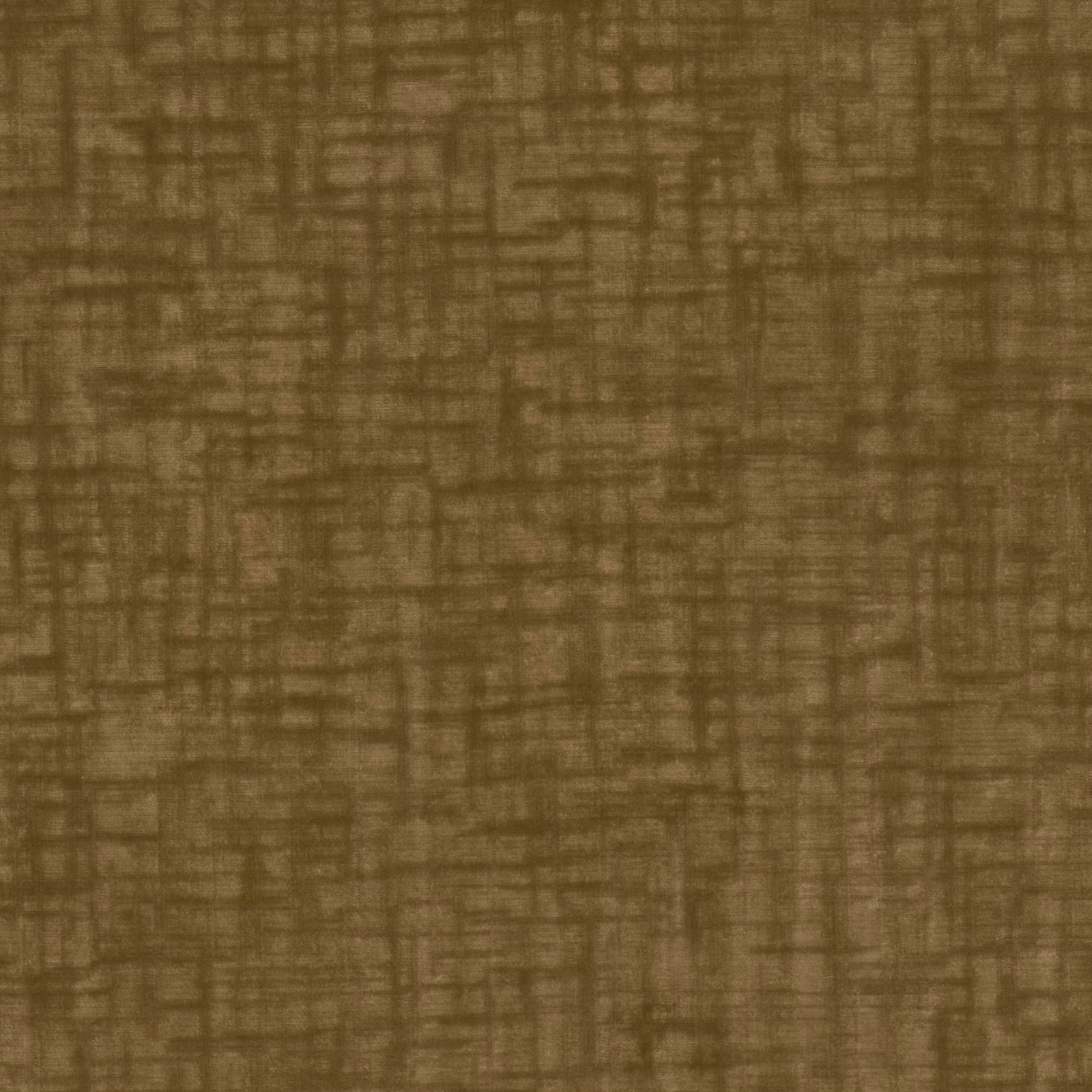 Warm caramel-brown textile with an irregular dark crosshatch weave and softly mottled texture