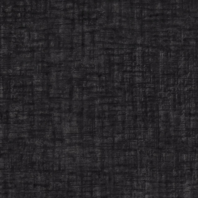 Charcoal-black textile with irregular crosshatched striations and softly mottled woven texture