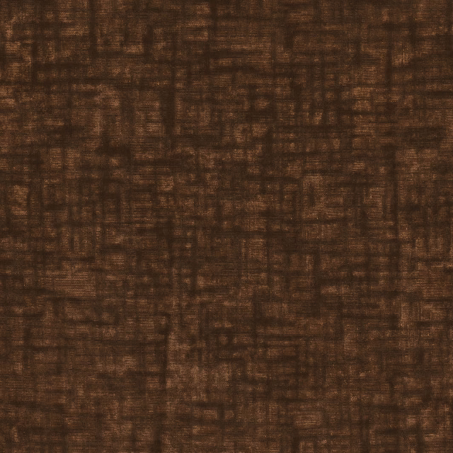 Dark copper-brown upholstery fabric with irregular crosshatched weave and subtle raised texture