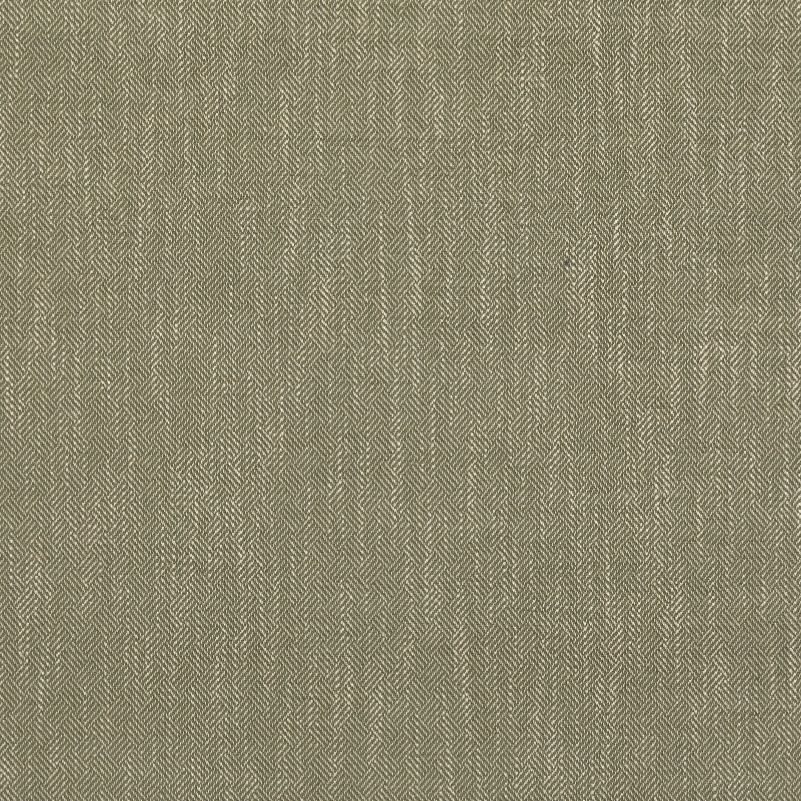 Muted olive green woven fabric with a fine repeating chevron-diamond texture