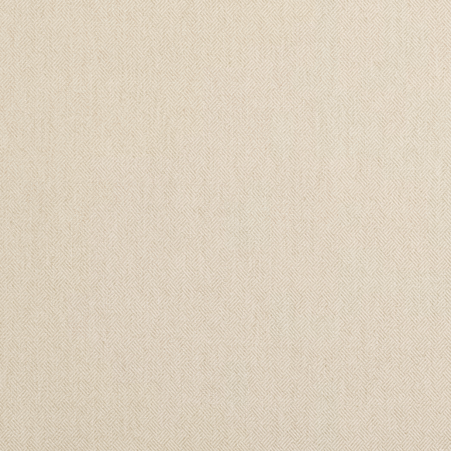 Warm parchment cream fabric with a fine, low-contrast woven chevron texture