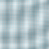 Pale aqua and white 1cm gingham with a softly woven cotton surface