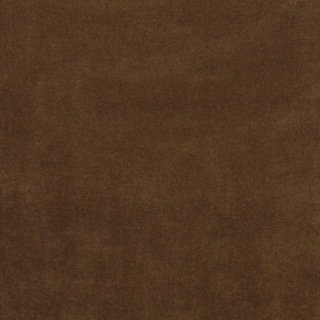 Close-up of deep chocolate brown fabric with subtle softly mottled surface texture