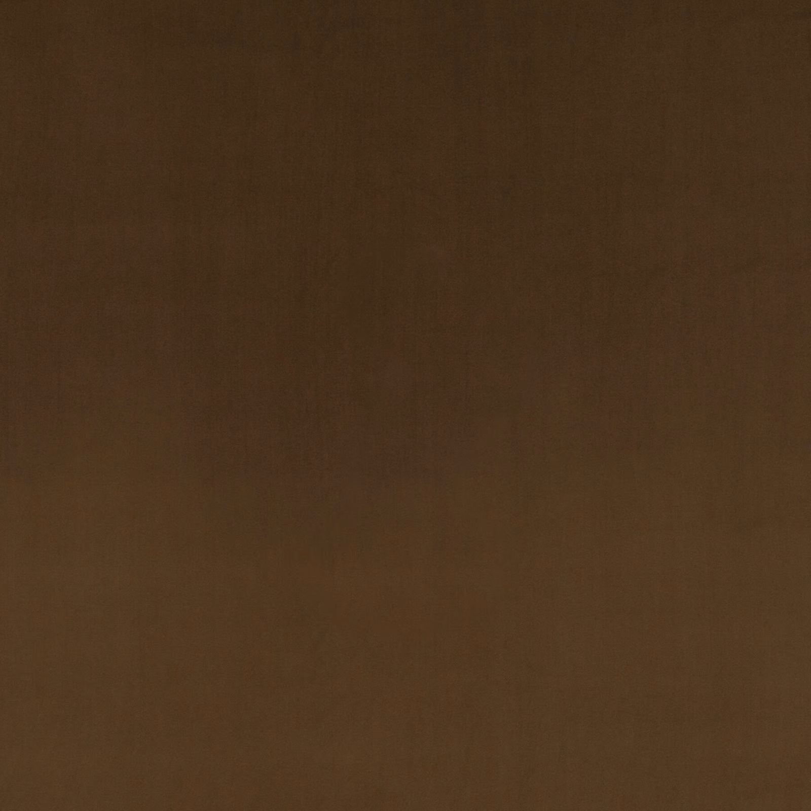 Deep chocolate brown velvet swatch showing a soft directional pile and subtle tonal shading