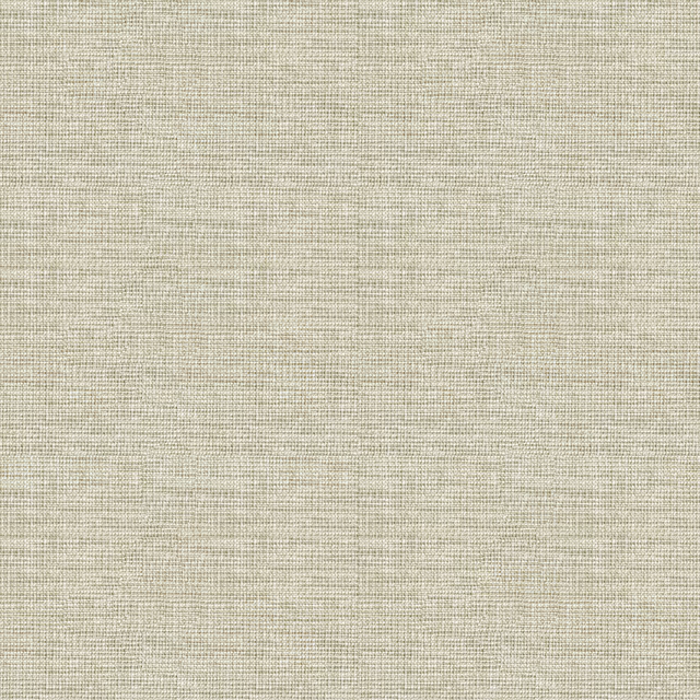 Close view of pale silver-grey fabric with a fine flecked crosshatch weave