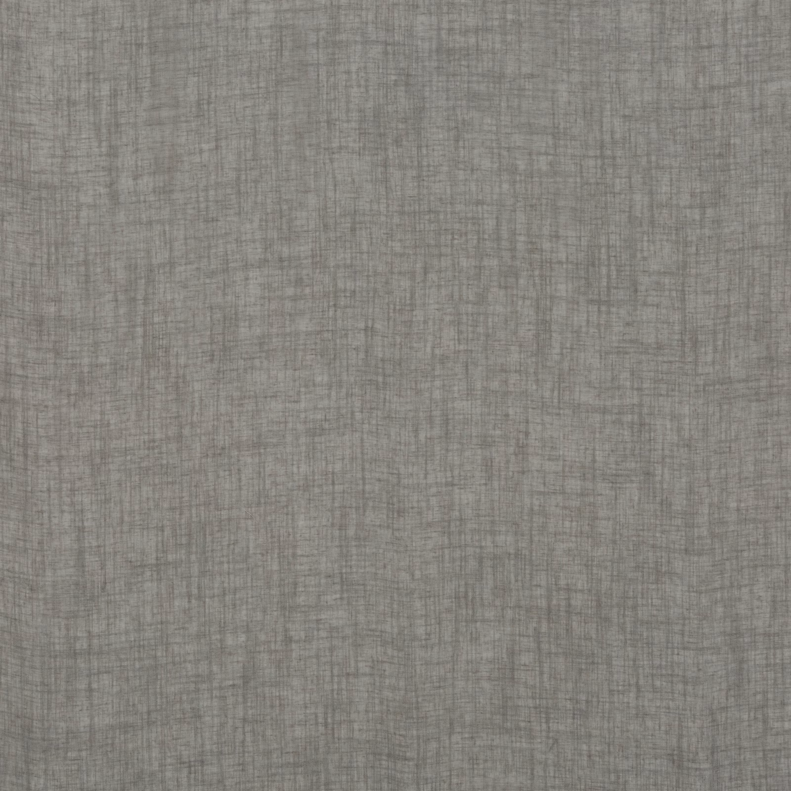 Cool graphite-grey curtain cloth with fine crosshatched linen-look texture
