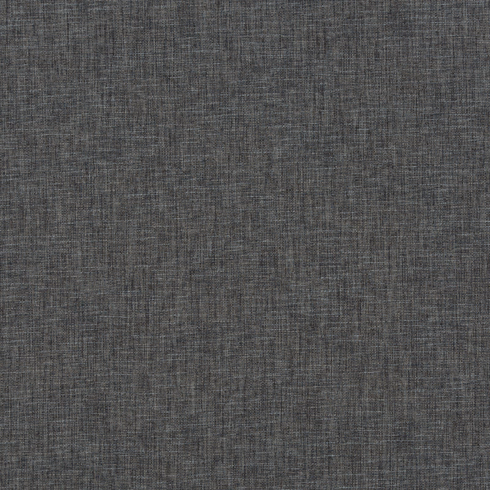 Close-up of deep charcoal-grey Kinnerton Delft fabric with a fine crosshatch weave