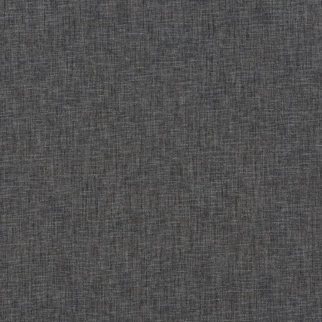 Close-up of deep charcoal-grey Kinnerton Delft fabric with a fine crosshatch weave
