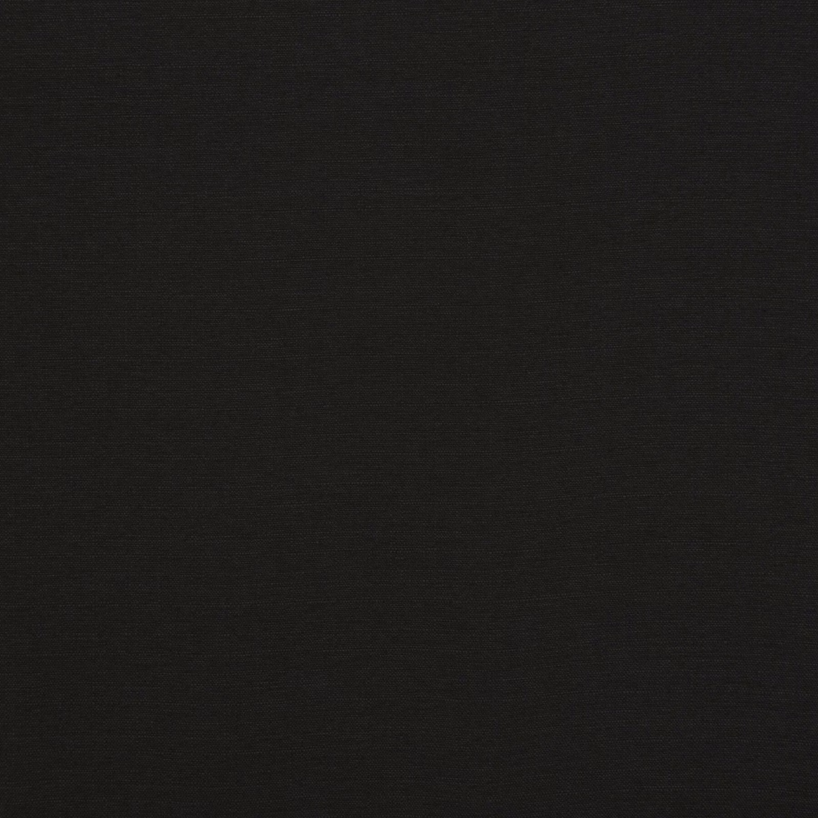 Near-black Ebony fabric with a fine, subtly horizontal woven texture