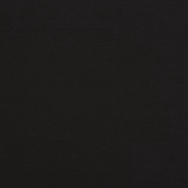 Near-black Ebony fabric with a fine, subtly horizontal woven texture