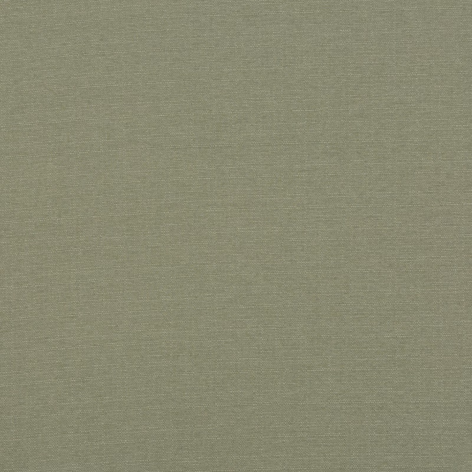 Muted fern-green plain woven fabric swatch with fine horizontal texture