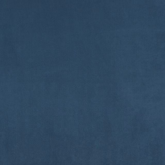 Deep petrol blue plain fabric with softly mottled, brushed surface texture
