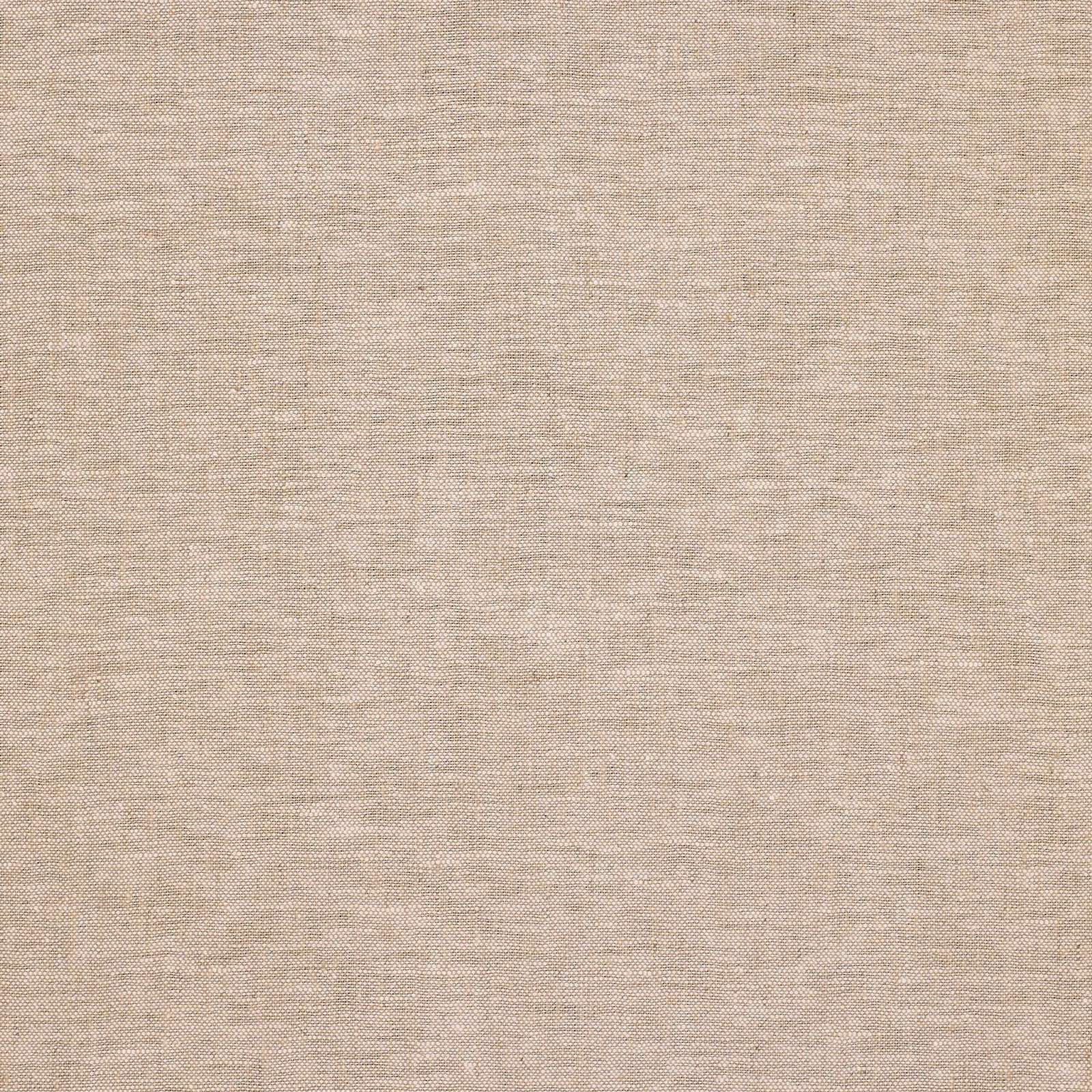 Warm flax-beige linen with a fine, softly irregular plain-woven texture
