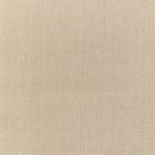Warm oatmeal linen with a fine, even plain weave and softly varied threads