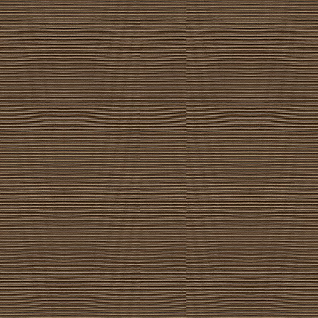 Deep sable brown fabric with fine horizontal ribbed texture and subtle tonal striping
