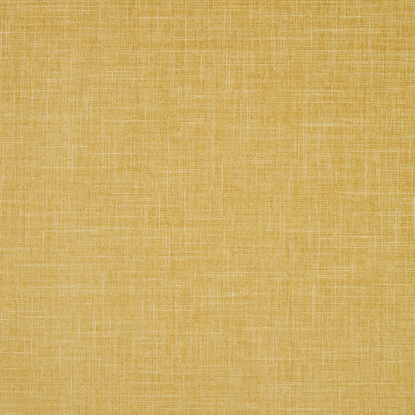 Warm golden chartreuse woven fabric with fine pale crosshatch texture