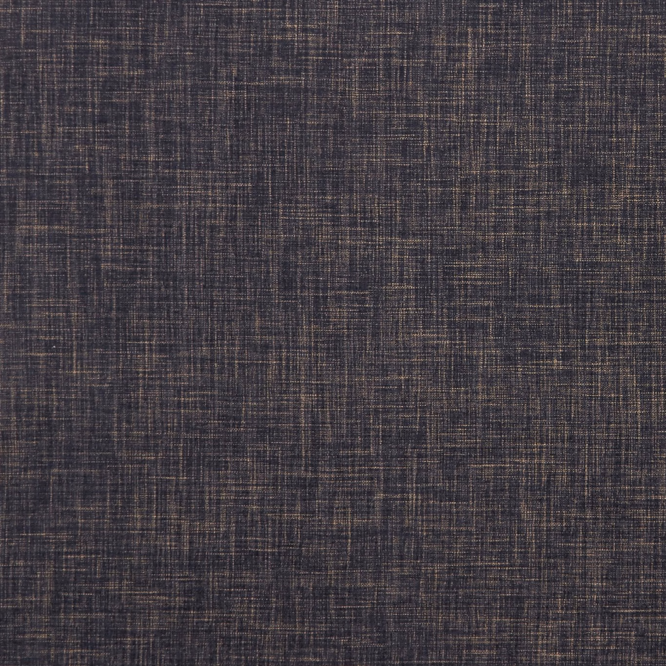 Close-up of Albany Ebony's dark charcoal-brown crosshatched woven texture with fine grey striations