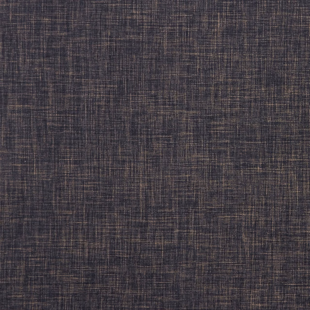 Close-up of Albany Ebony's dark charcoal-brown crosshatched woven texture with fine grey striations