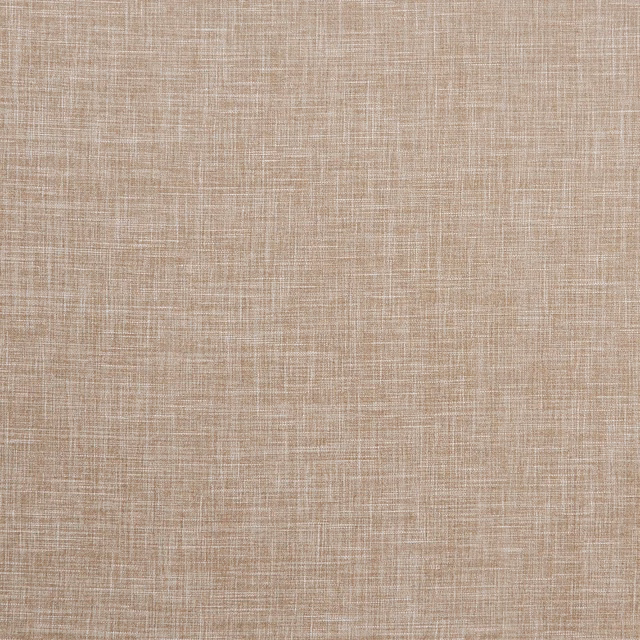 Warm stone-beige upholstery fabric with an irregular fine crosshatch weave