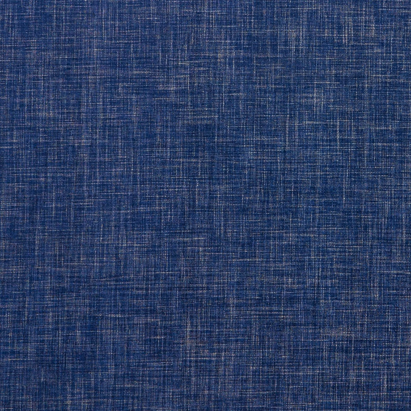 Deep midnight-blue upholstery fabric with dense irregular crosshatch weave and subtle lighter flecks